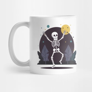 Dancing Skeleton Mug